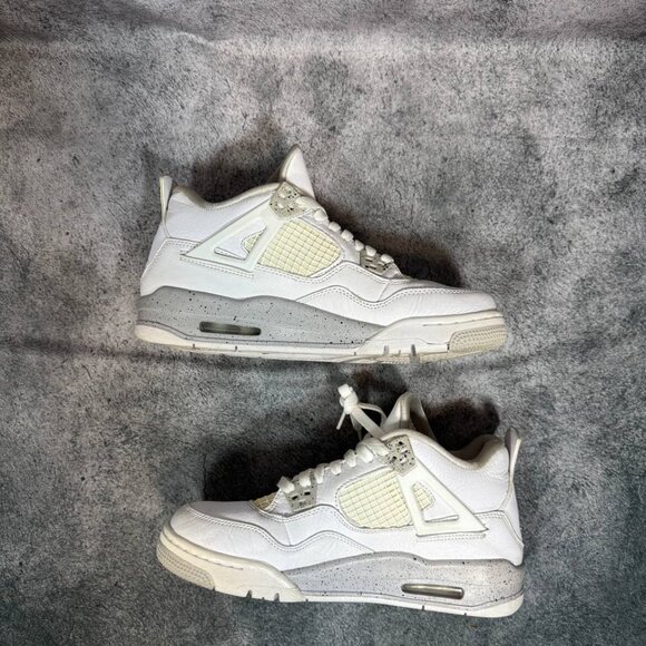 Size 7Y | Jordan 4 White Oreo No Box | Pre-Owned - Picture 6 of 7